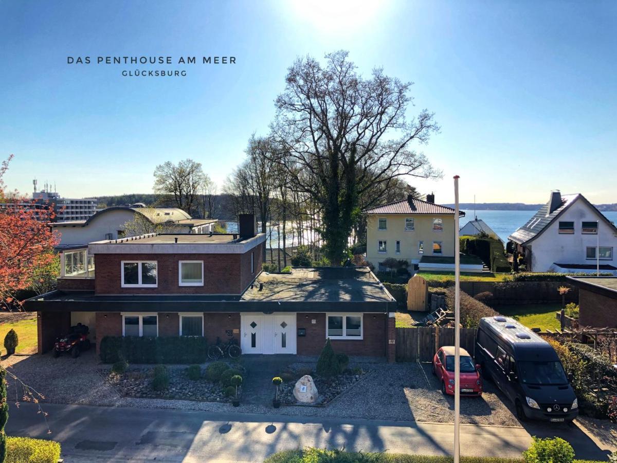 Das Penthouse Am Meer - Logenplatz An Der Foerde - Glücksburg Exteriör bild