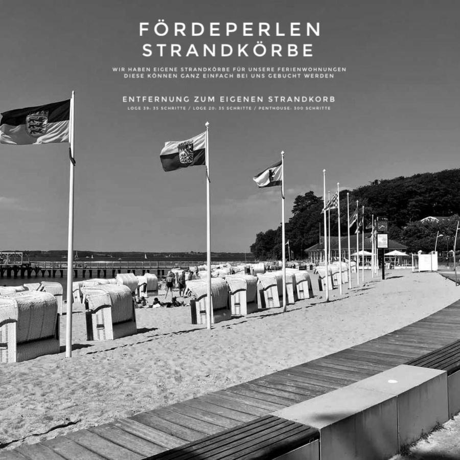 Das Penthouse Am Meer - Logenplatz An Der Foerde - Glücksburg Exteriör bild