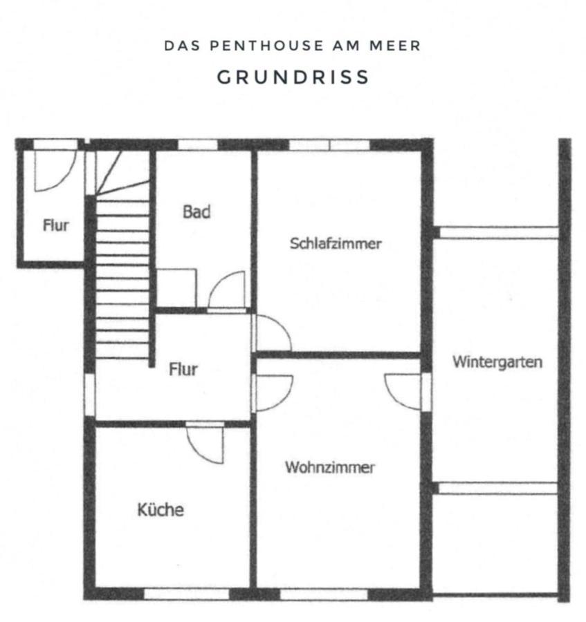 Das Penthouse Am Meer - Logenplatz An Der Foerde - Glücksburg Exteriör bild