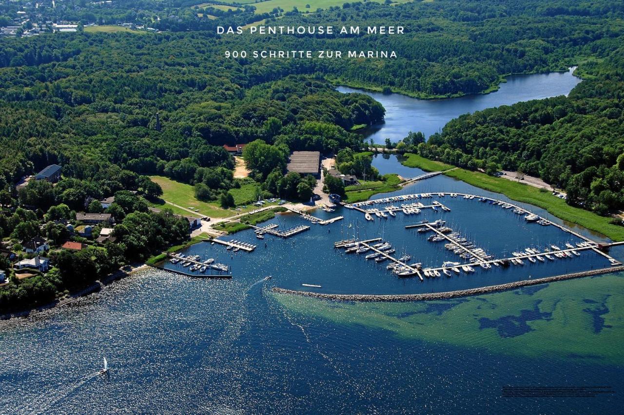 Das Penthouse Am Meer - Logenplatz An Der Foerde - Glücksburg Exteriör bild