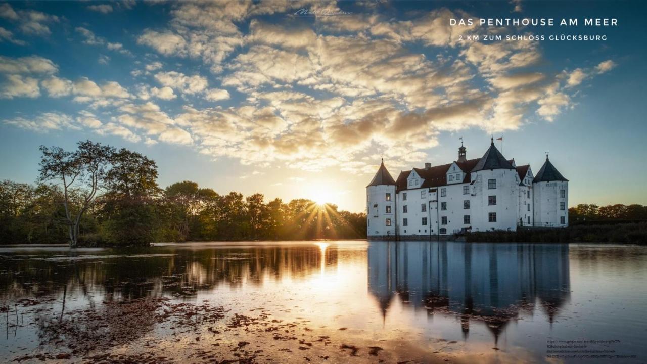 Das Penthouse Am Meer - Logenplatz An Der Foerde - Glücksburg Exteriör bild